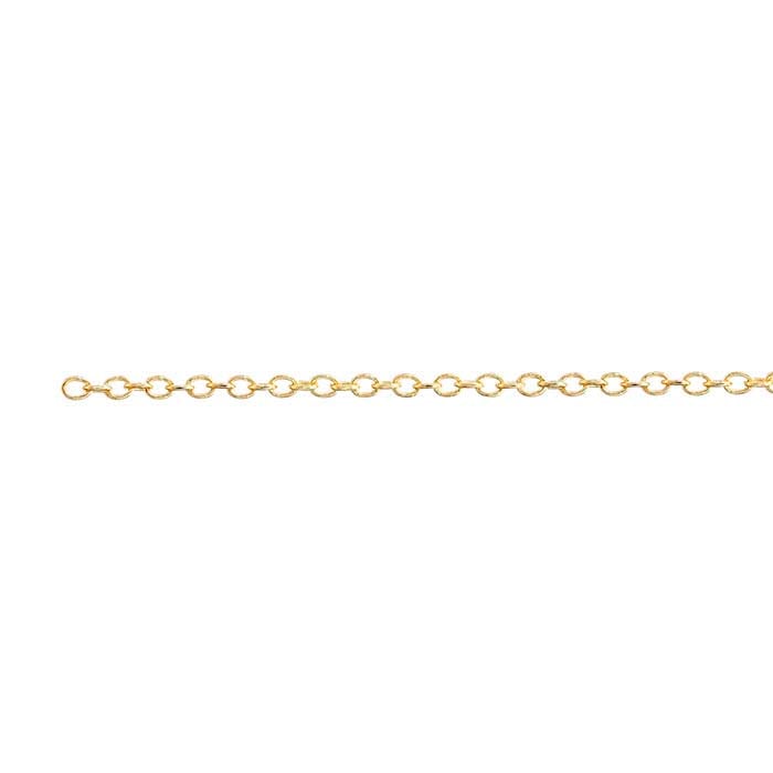 14K Yellow Gold Oval Cable Chain