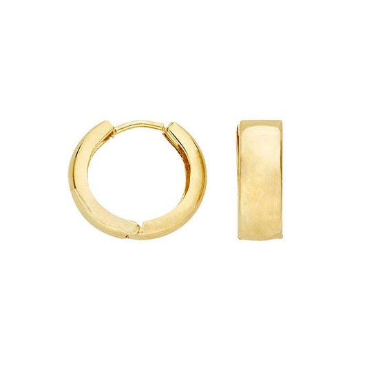 14K Yellow Gold Hoop Earrings