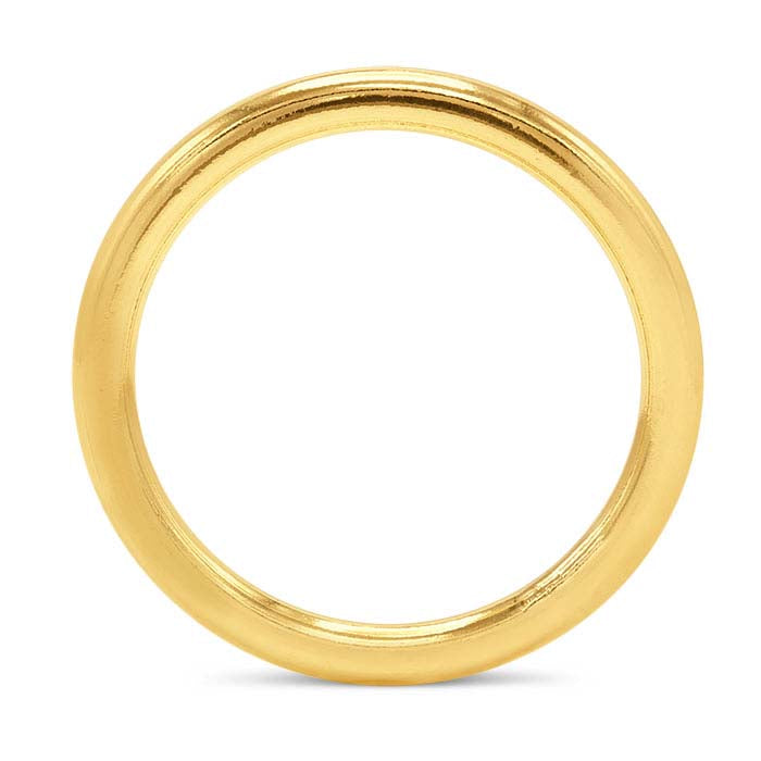 14/20 Yellow Gold-Filled Round Wire Stackable Ring