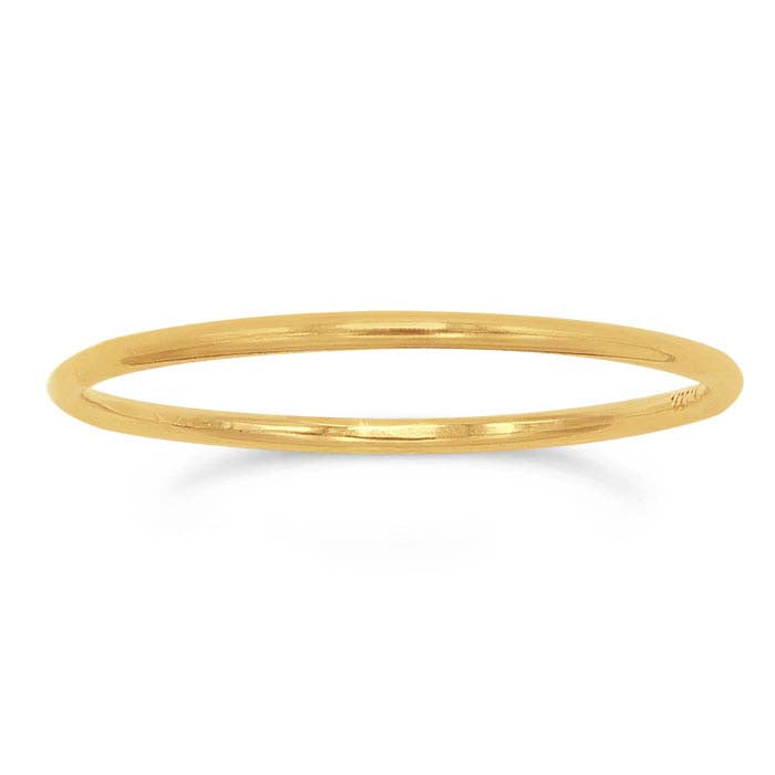 14/20 Yellow Gold-Filled Round Wire Stackable Ring