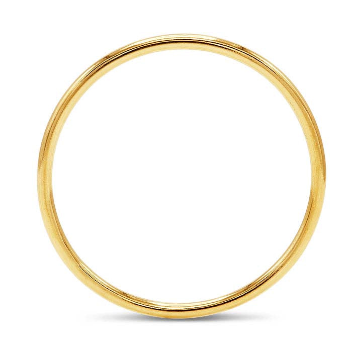14/20 Yellow Gold-Filled Round Wire Stackable Ring