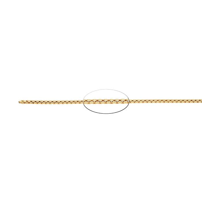 14/20 Yellow Gold-Filled Rounded Box Chain