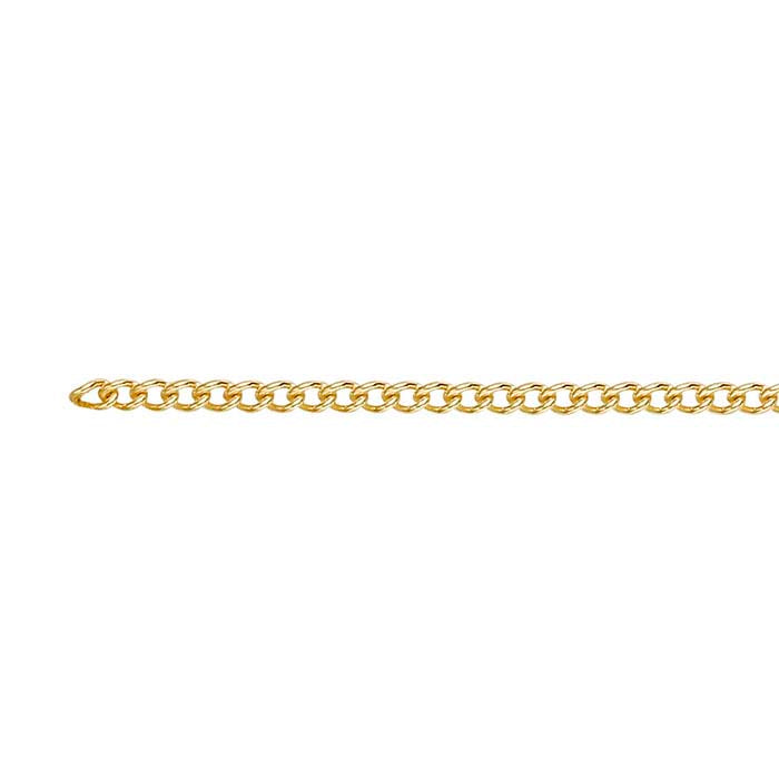 14K Yellow Gold Curb Chain