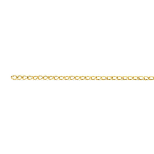 14K Yellow Lightweight Curb Chain