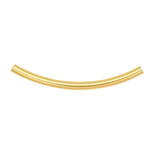 14/20 Guldpläterad Guldfylld 30 x 2 mm Böjd Rörpärla