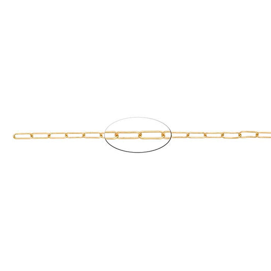 14/20 Yellow Gold-Filled 1.9mm Oval Cable Chain, By the Foot