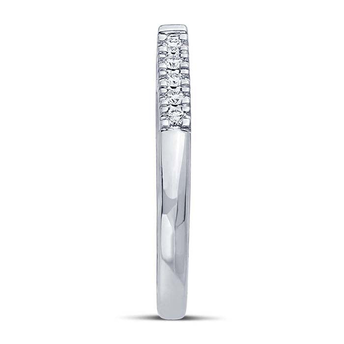 14K Witgouden 2,3mm Semi-Mount Kathedraal Ring Schacht