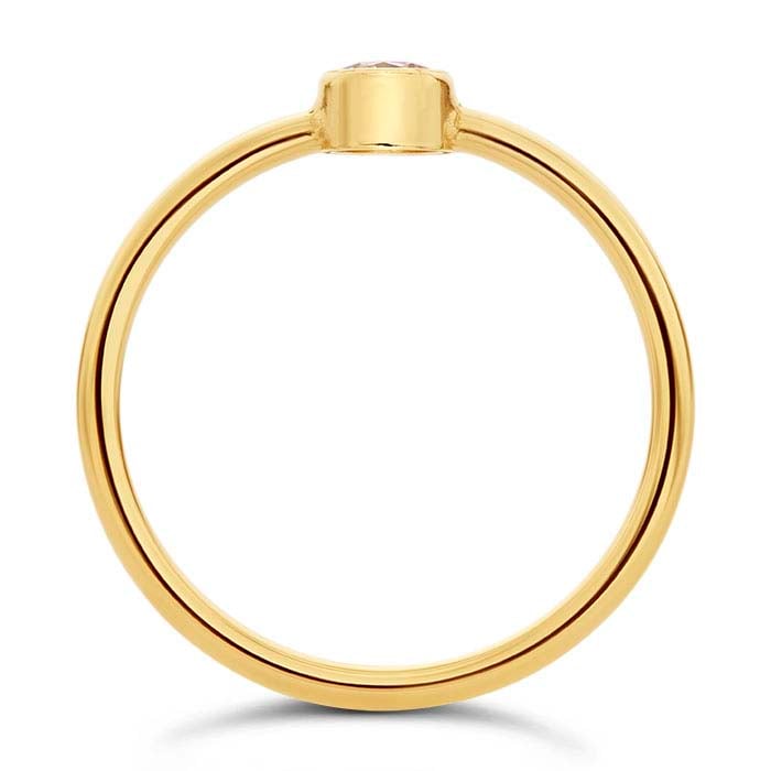 14/20 Yellow Gold-Filled CZ-Set Ring