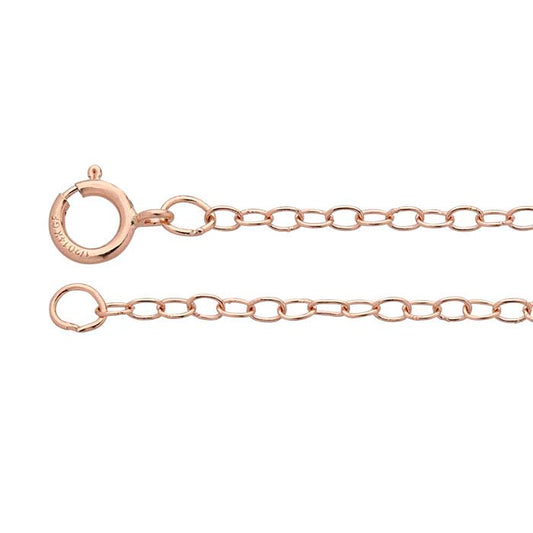14/20 Rose Gold-Filled Oval Cable Chain