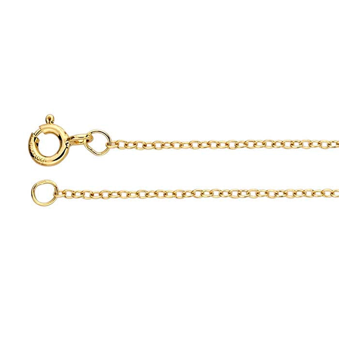 14/20 Yellow Gold-Filled Oval Cable Chain