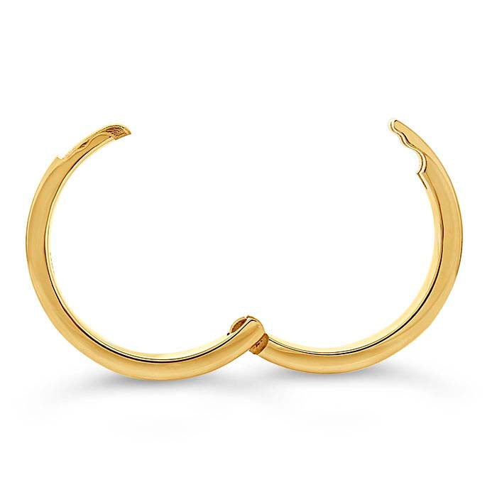 14K Gult Guld EasyFit Ledad Vigselring