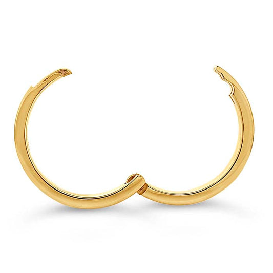 14K gult gull 6 mm EasyFit hengslet giftering