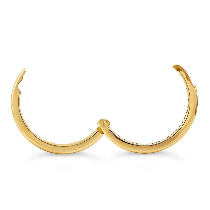 14K Yellow Gold 4mm EasyFit Hinged Wedding Band