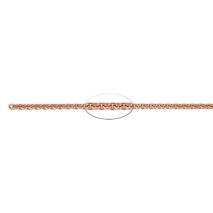 Copper 4.7mm Oval Cable Chain, 6.1 m. Spool