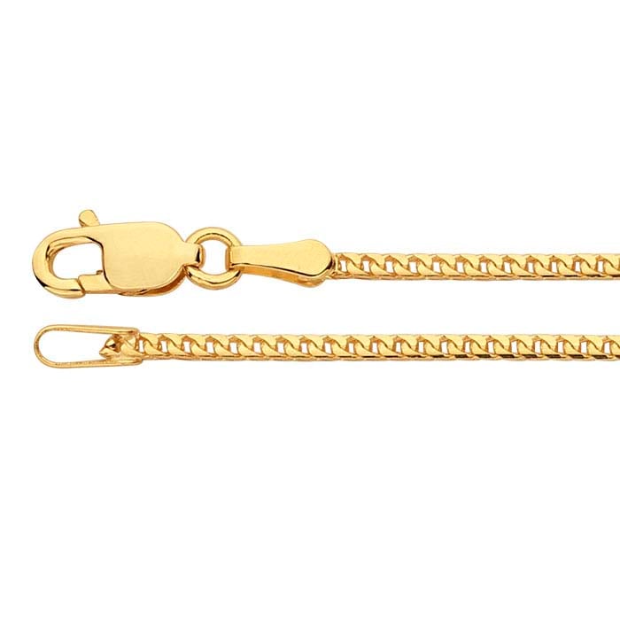 14K Yellow Gold Franco Chain