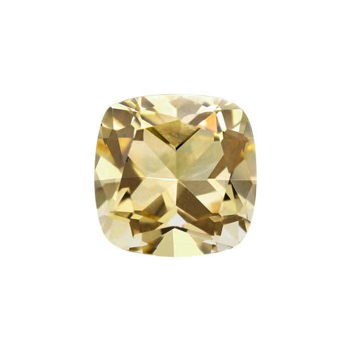 Citrine Cushion Faceted Gemstone