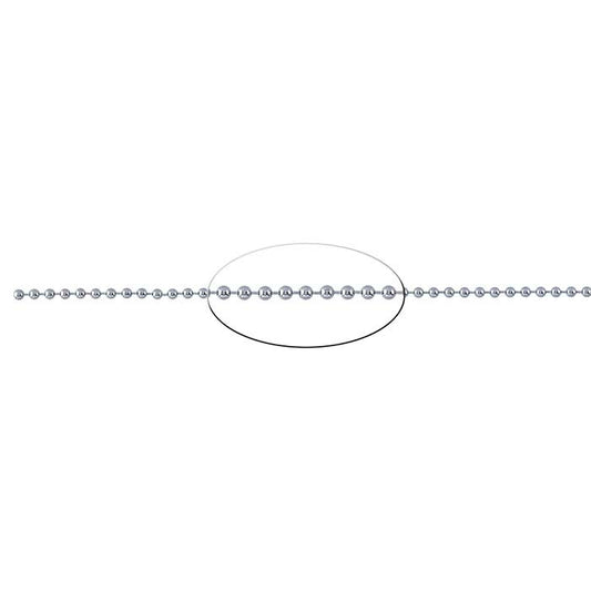 Brass Nickel-Plated Bead Chain