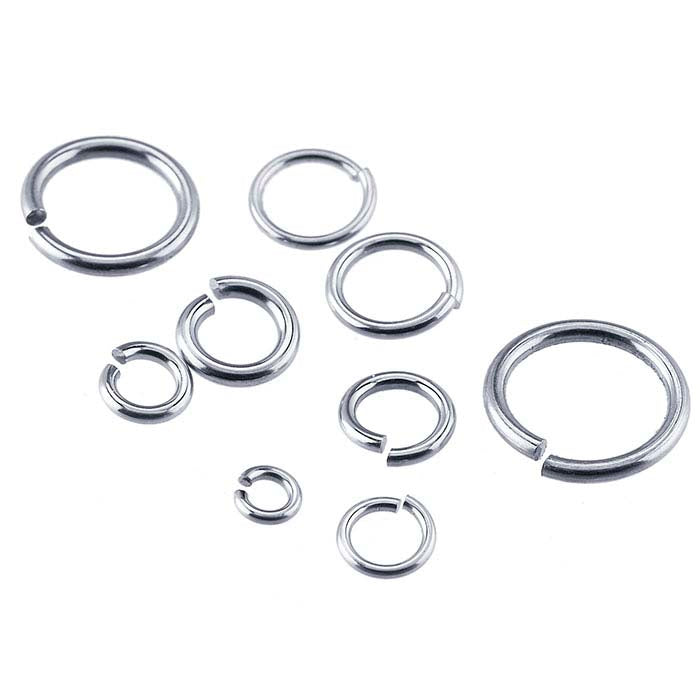Nickel 4,5 mm Rund Hoppring