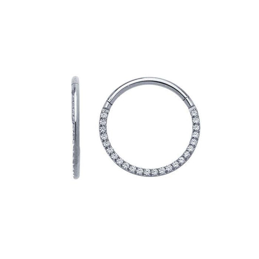 टाइटेनियम साइड फेसिंग CZ-सेट 9.5mm ID क्लिकर, 1.02mm