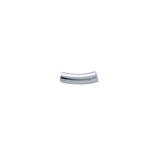 Sterling Silver 14,2 x 4,3 mm Böjd Rörpärla