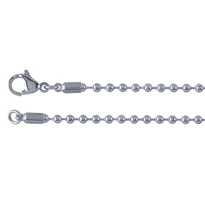 Stainless Steel 2.4mm Bead Chain