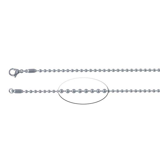 Stainless Steel 2.4mm Bead Chain