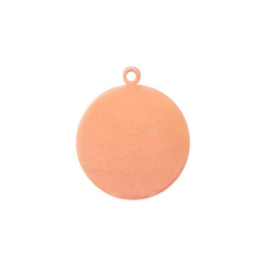 Koper 30 x 26mm Ronde Label, 1,02mm