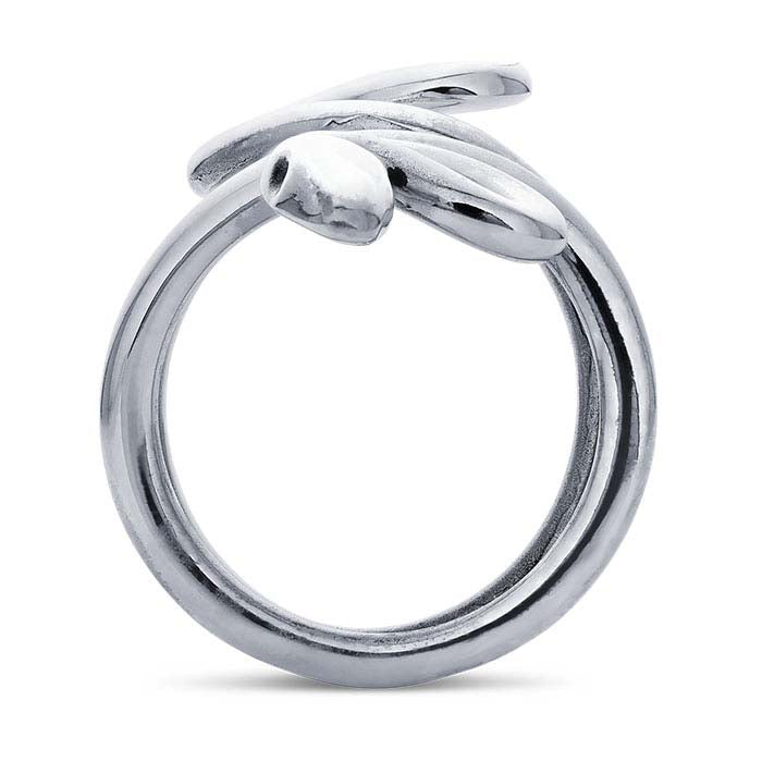 Sterling Silver Coiled Snake Ring