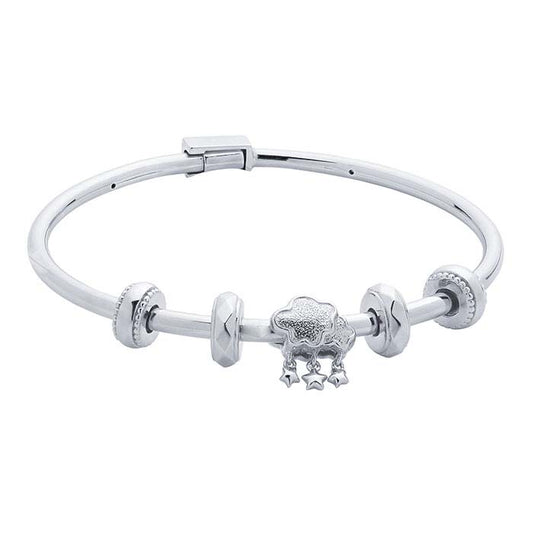 Sterlingsilver 14 x 11 mm Molnformad Pärla