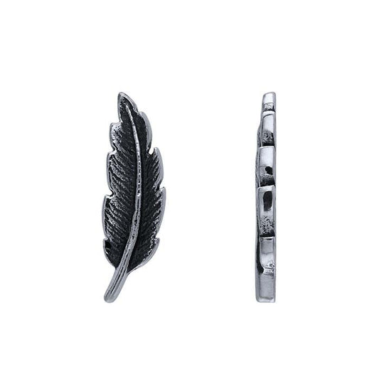 Sterling Silver Feather Component