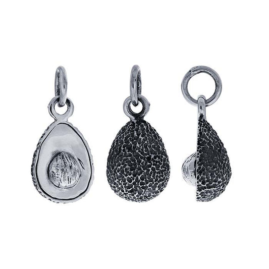 Sterling Silver Avocado Charm