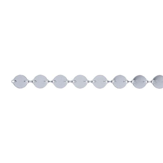Sterling Silver 5.5mm Circle Link Chain