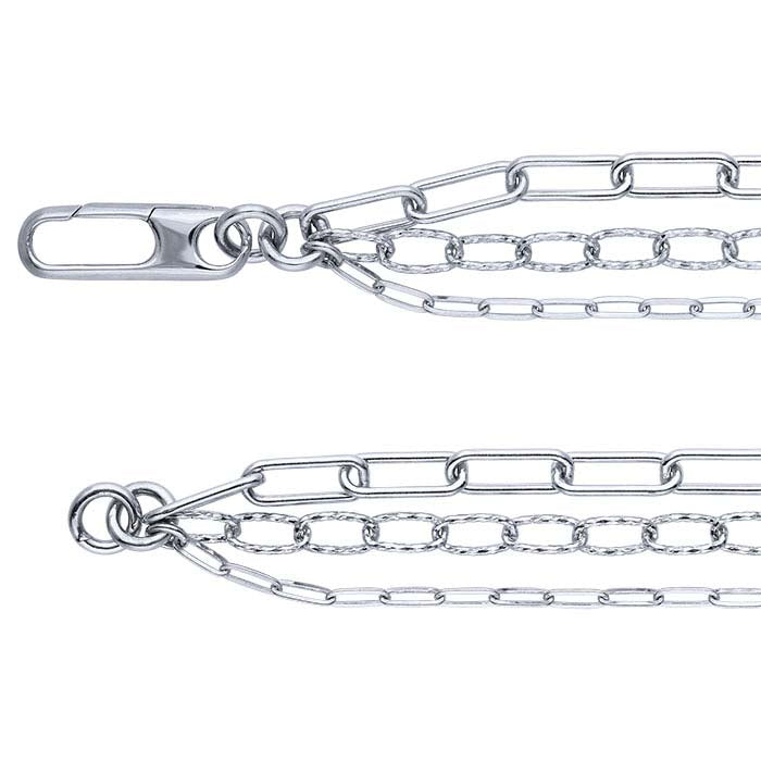 Sterling Silver Three-Strand Necklace