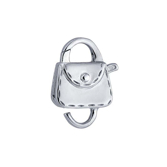 Sterling Silver 14.5 x 10mm Purse Clasp