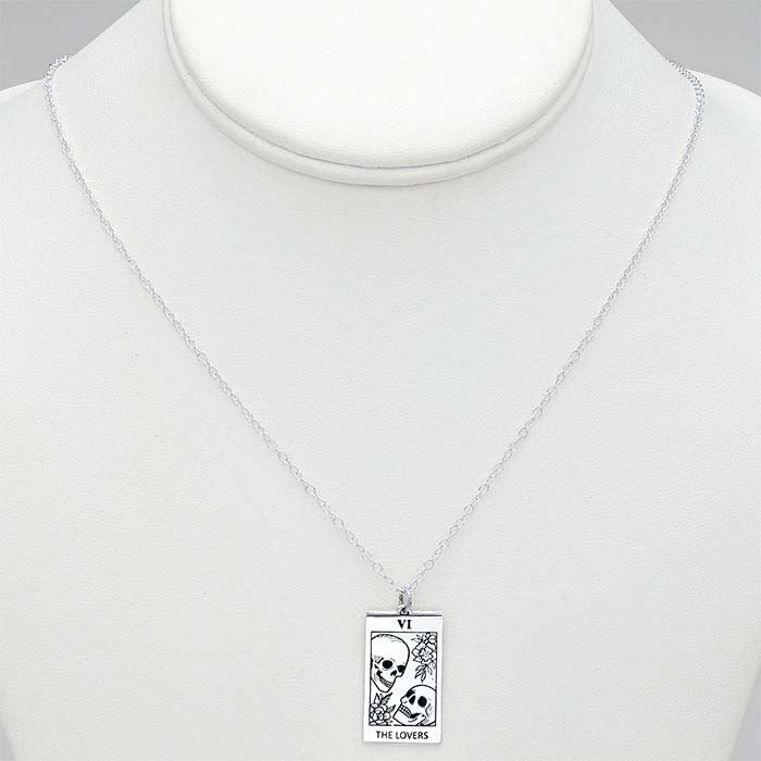 Sterling Silver Lover's Tarot Necklace