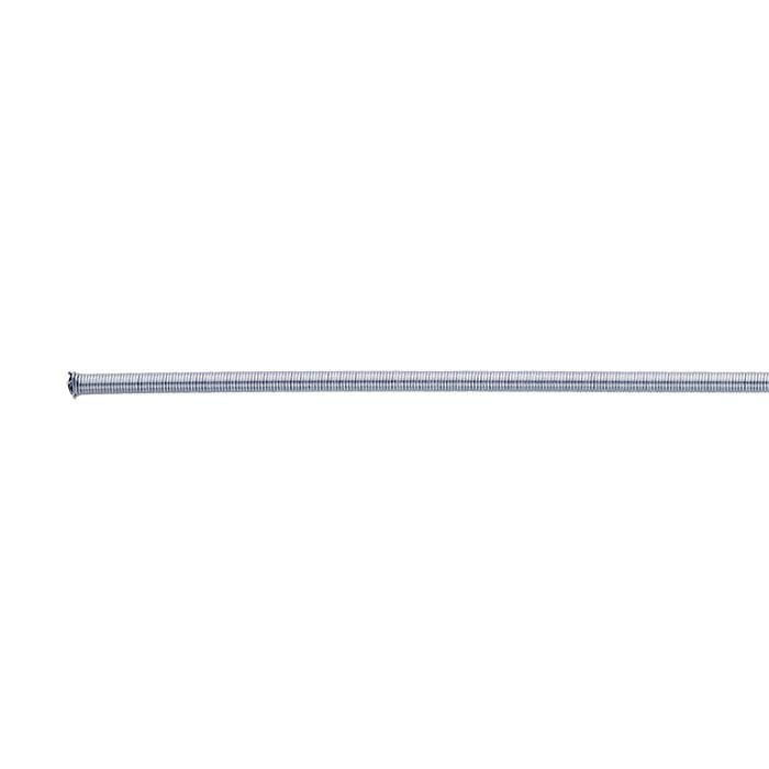 Sterling Silver-Wrapped Stainless Steel 1.1mm Cable Neck Wire, 1 Meter
