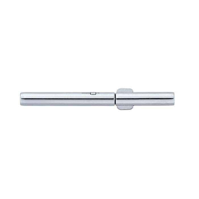 Chiusura a sgancio rapido in acciaio inossidabile 22,3 x 2 mm, foro interno 1,5 mm