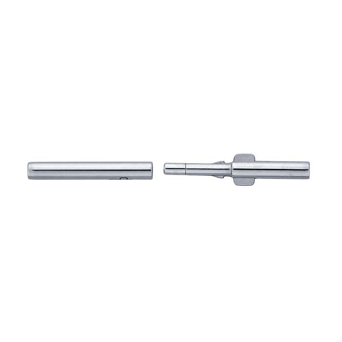 Chiusura a sgancio rapido in acciaio inossidabile 22,3 x 2 mm, foro interno 1,5 mm