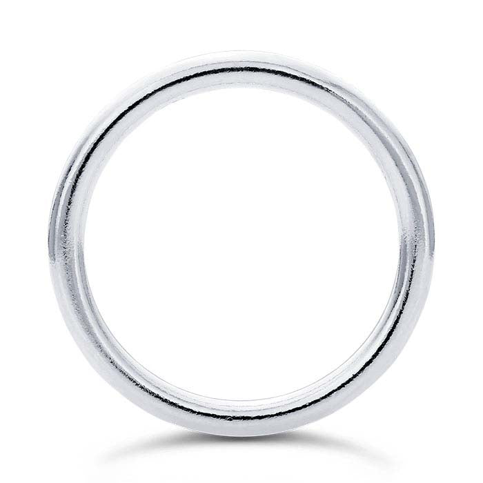 Sterling Silver 1mm Round Wire Stackable Ring