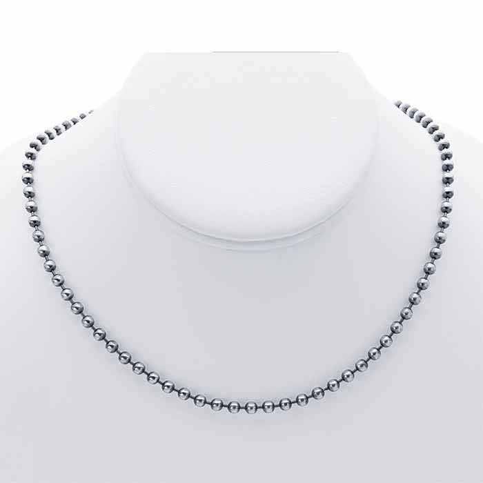 Sterling Silver Diamond-Cut Bead Chain