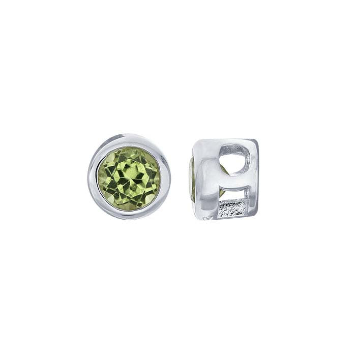 Sterlingsilver 3 mm Peridotinfattad Berlock