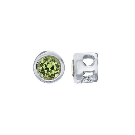 Charm in Argento Sterling con Peridoto da 3mm