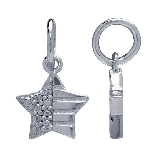 Sterling Silver USA Star Charm