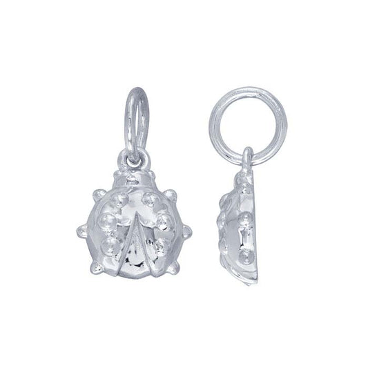 Marienkäfer-Anhänger aus Sterlingsilber