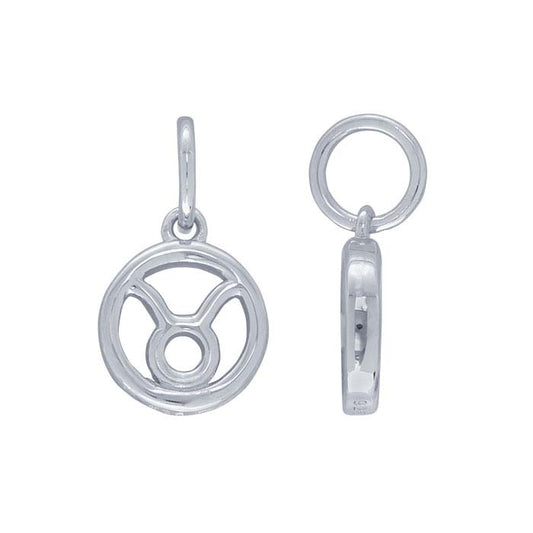 Stier-Charm aus Sterlingsilber