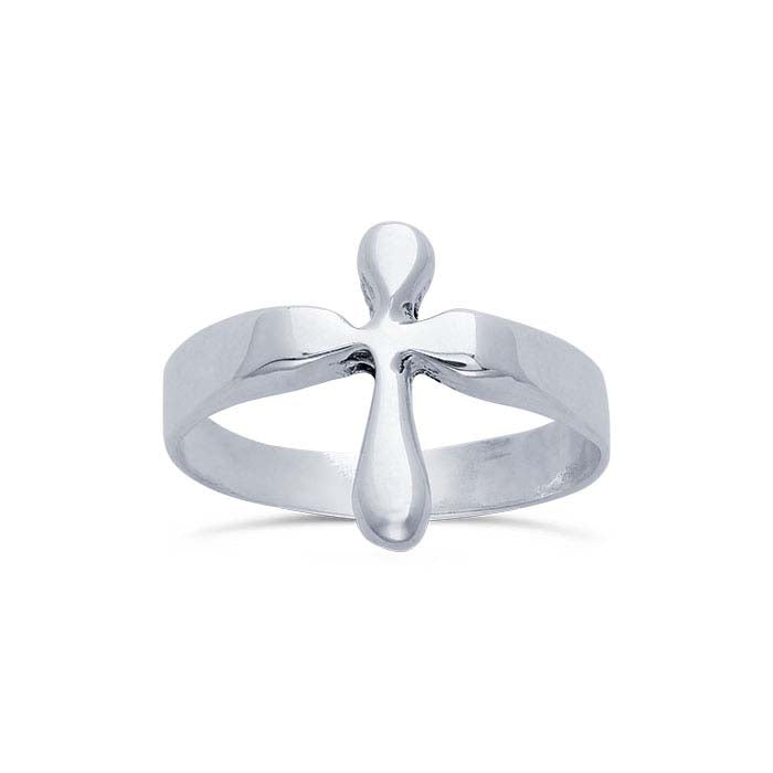 Sterling Silver Cross Ring