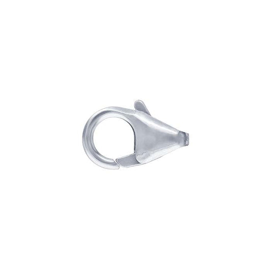 Sterling Silver 10 x 6.2mm Teardrop Lobster Clasp