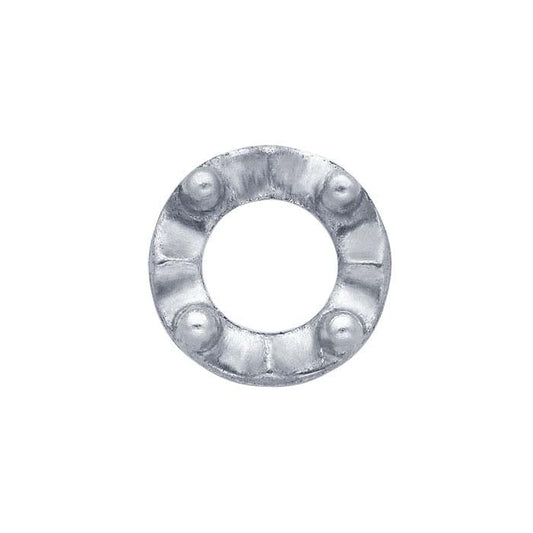 Sterling Silver 3.7mm Round Illusion Setting