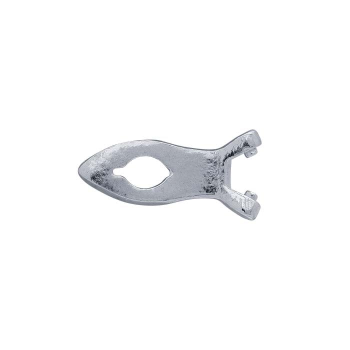 Sterling Silver 10.5mm Heavy Safety Catch