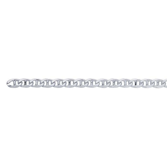 Sterling Silver Diamond-Cut Anchor Chain